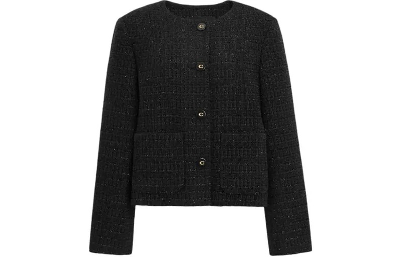 COACH Женская куртка, цвет Black