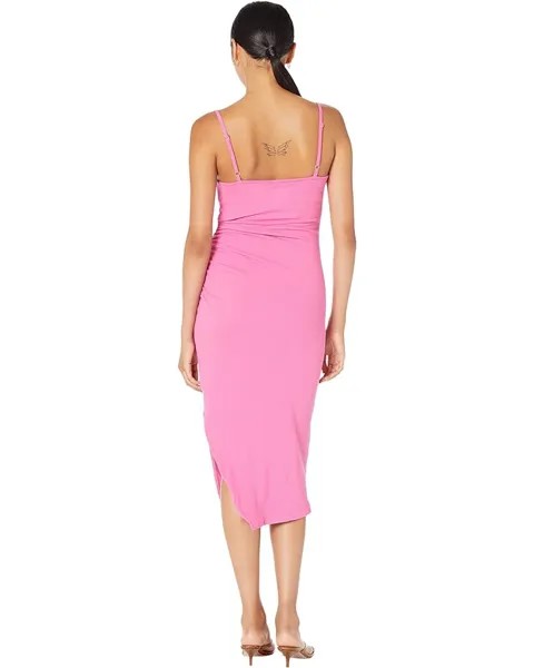 Платье MONROW Rib Cami Dress, цвет Raspberry Rose