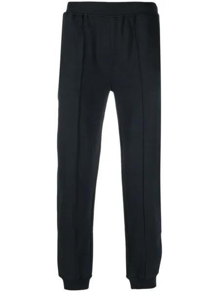 Corneliani спортивные брюки с эластичным поясом, синий