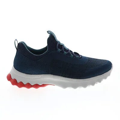 Skechers Relaxed Fit Voston Reever Mens Blue Lifestyle Кроссовки Обувь