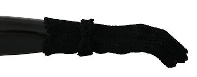 DOLCE - GABBANA Перчатки Хлопчатобумажные, черные, трикотажные, длиной до середины рукава s. 7,5/м Рекомендуемая розничная цена 500 долларов США