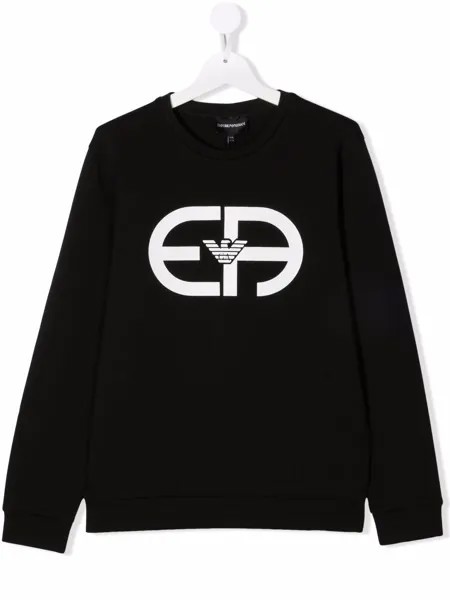 Emporio Armani Kids толстовка с логотипом