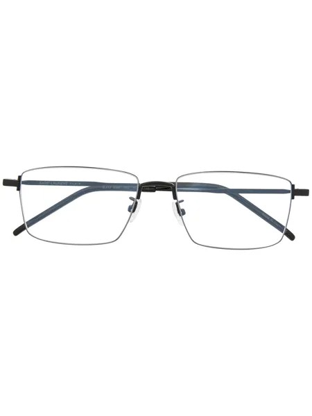 Saint Laurent Eyewear очки Wire в прямоугольной оправе