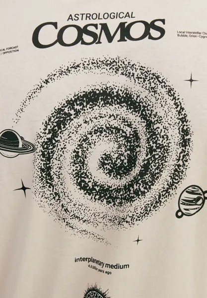 Футболка с принтом Jorcosmos Tee Unisex Jack & Jones, бежевый