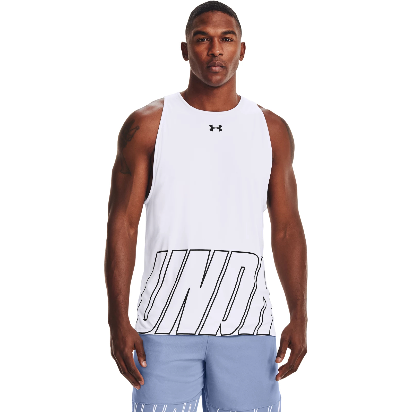 Майка мужская Under Armour 1361899 белая XXL