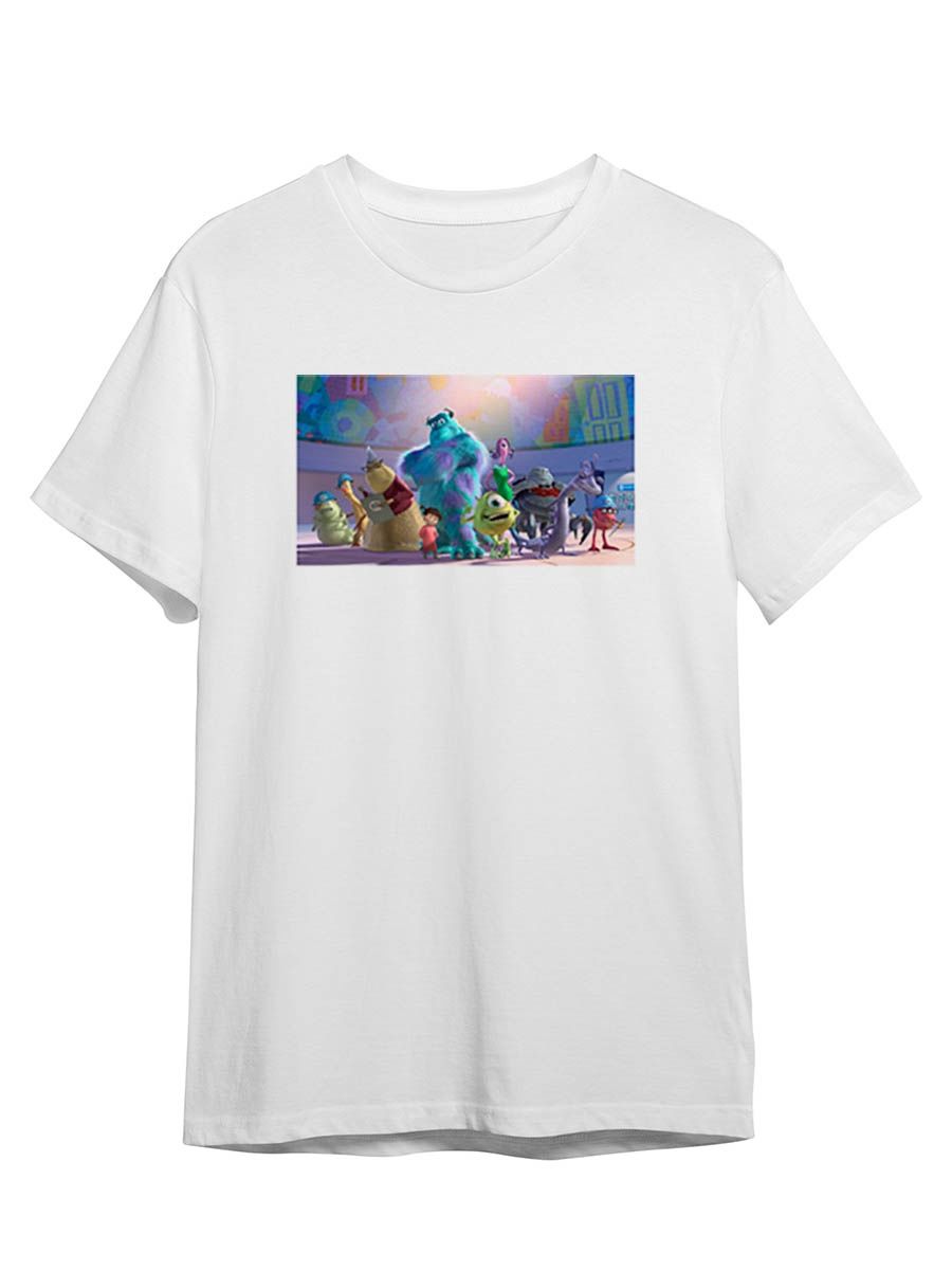 Футболка унисекс СувенирShop Корпорация монстров/Салли/Майк 12 белая 2XL