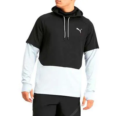 Puma Extract Protect Pullover Hoodie Mens Black Casual Outerwear 519077-02