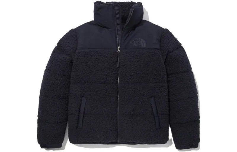 Пуховик мужской темно-синий The North Face, темно-синий
