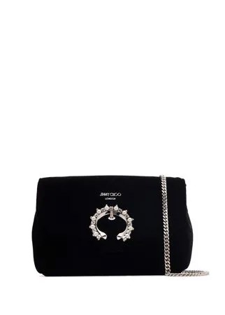Jimmy Choo бархатная сумка на плечо Soft Madeline