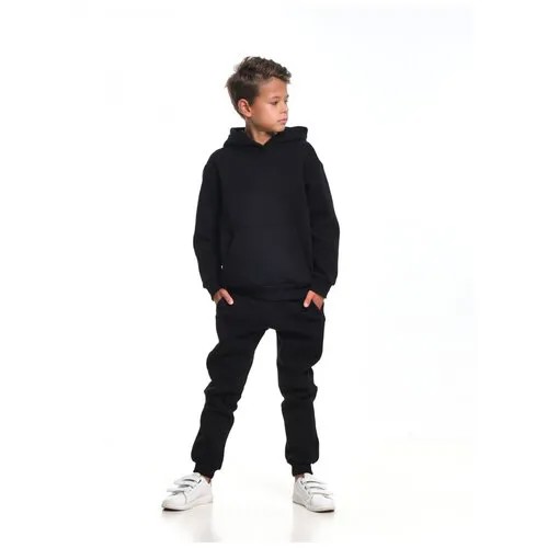 Костюм Mini Maxi для мальчиков, толстовка и брюки, размер 98, черный