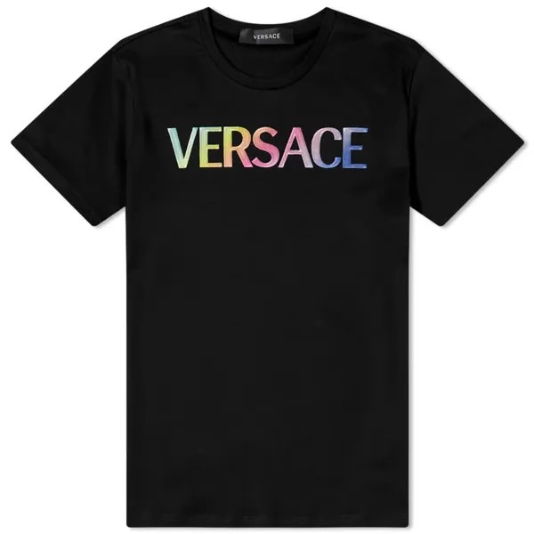 Футболка Versace Rainbow Logo Tee