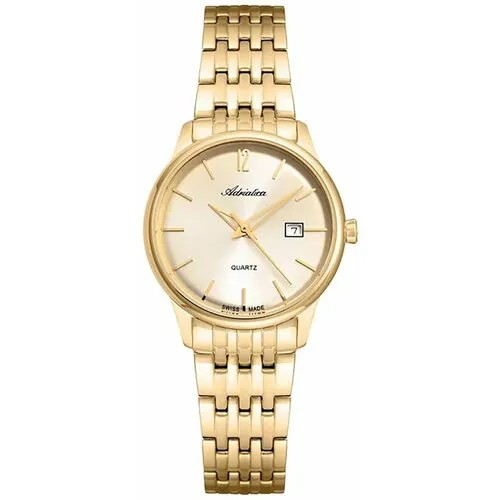 Наручные часы Adriatica Наручные часы Adriatica 3254.1151Q, золотой