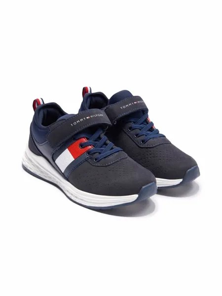 Tommy Hilfiger Junior кроссовки на липучках с логотипом