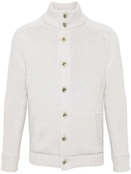 Herno шерстяной кардиган Resort, серый
