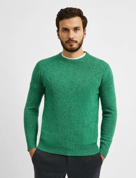Джемпер мужской United Colors of Benetton 21A_1235U1N67 зеленый XL