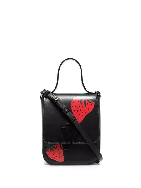 JW Anderson Anchor Logo strawberry tote bag