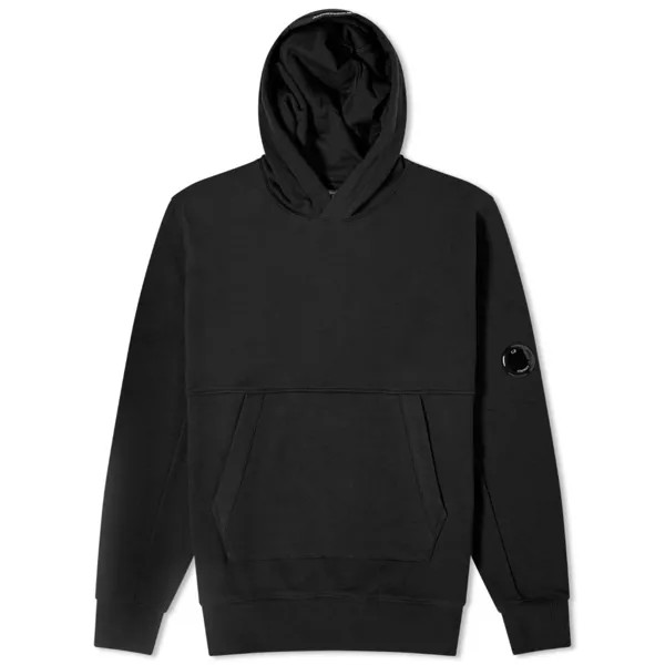 Худи C.P. Company Diagonal Raised Fleece, черный