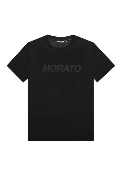 Футболка с принтом Slim Fit T-Shirt Antony Morato, черный