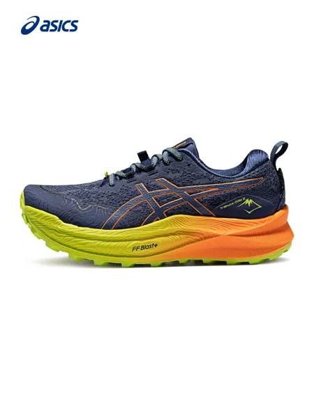 Кроссовки спортивные мужские Asics Trabuco Max 2, синий / оранжевый