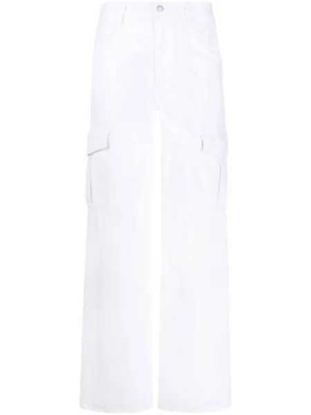 AGOLDE джинсы карго Minka из органического хлопка, белый