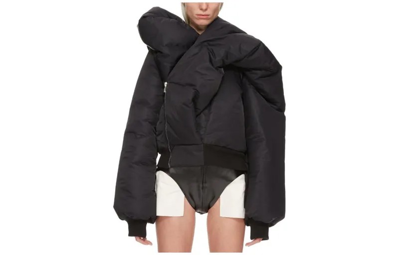 Куртка женская черная Rick Owens Drkshdw