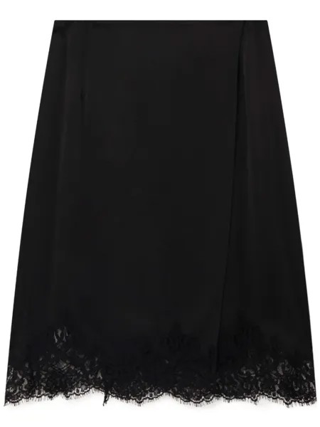 Stella McCartney худи Guipure с графичным принтом, черный