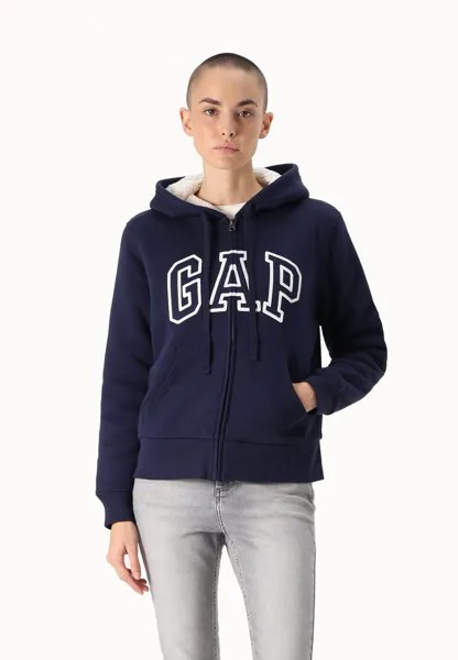 Вязаный жакет GAP, темно-синий