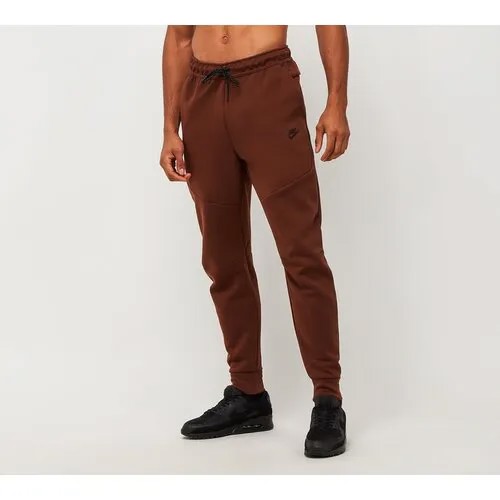 Брюки NIKE Tech Fleece, размер S, коричневый