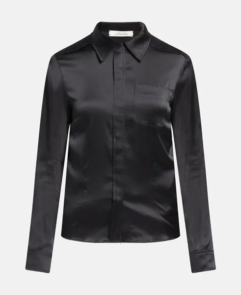 Шелковая блузка Dorothee Schumacher, черный
