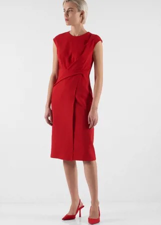 Коктейльное платье в красном цвете VASSA&Co