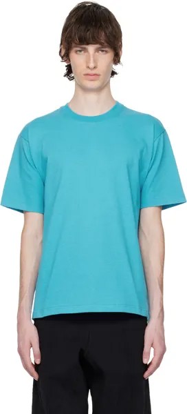 Синяя футболка с круглым вырезом Bottega Veneta