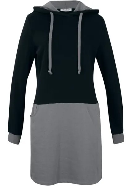 Спортивное платье John Baner Jeanswear, серый