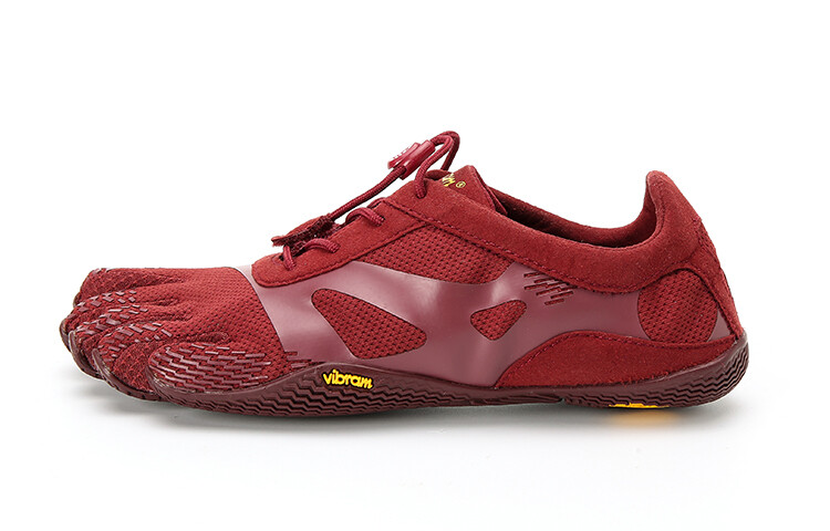 Кроссовки женские низкие бордовые Vibram