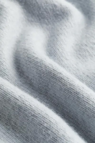 Вязанное платье H&M, синий