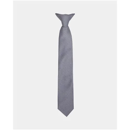 Серый фактурный галстук Gulliver, размер 146*170, цвет серый, длина 37 см