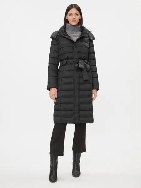 Пуховик стандартного кроя Trussardi, черный