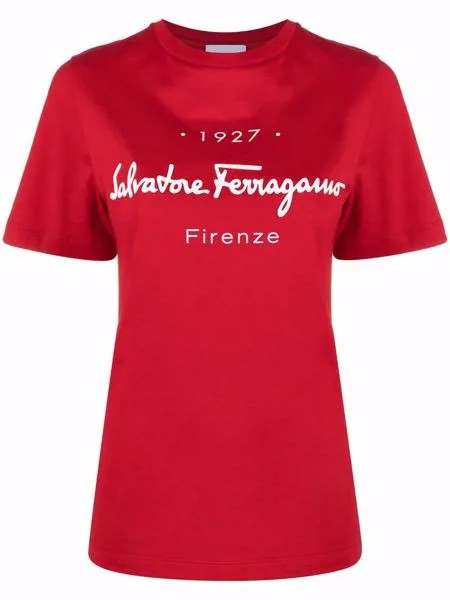 Salvatore Ferragamo футболка с логотипом