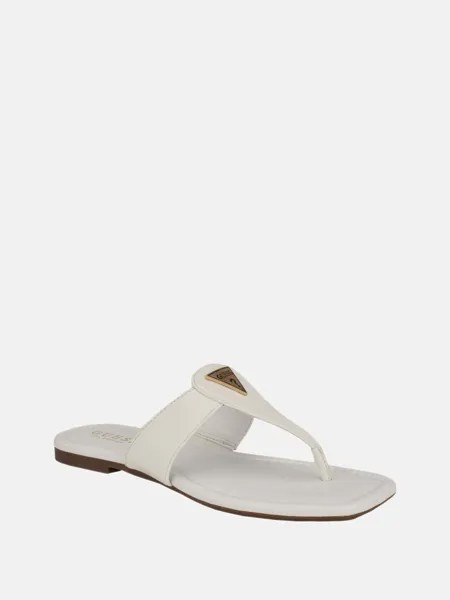 Сандалии Faith с ремешками Guess Factory, белый