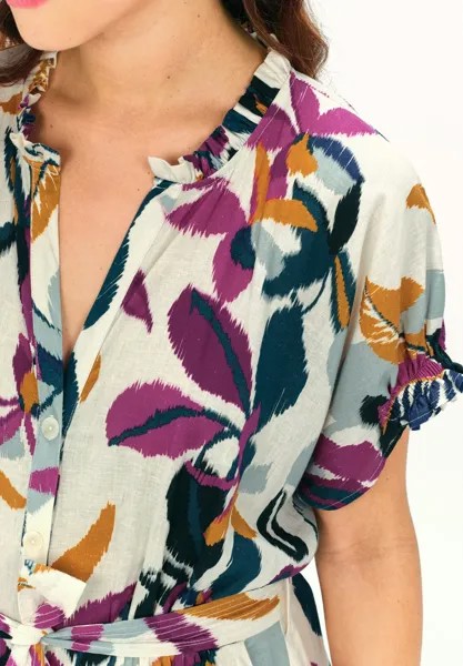 Платье-блузка FRENCH BRAND FASHION ELEGANT MODERN FRANNY Caroll, фиолетовый