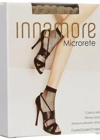 Капроновые носки Innamore Microrete Calzino, 2 пары, размер UNI, miele