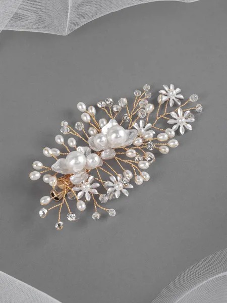 Заколка женская LUMINA JEWELS КитАк-924 золотистая