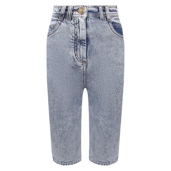 Джинсовые шорты Balmain