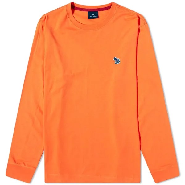 Футболка Paul Smith Long Sleeve Zebra Logo Tee