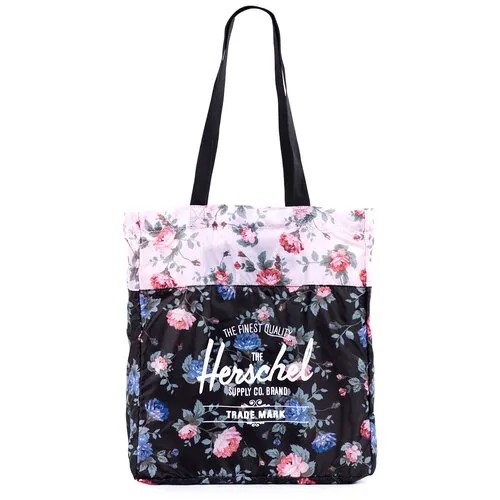 Сумка Herschel Packable Travel Tote Bag (10 L черный калейдоскоп)