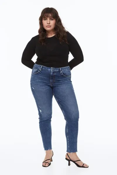 Джинсы женские H&M 1123821002 синие 62 IT (доставка из-за рубежа)