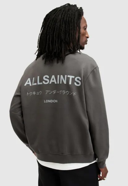 Толстовка AllSaints, серый оттенок