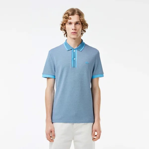 Мужское хлопковое поло Lacoste Regular Fit