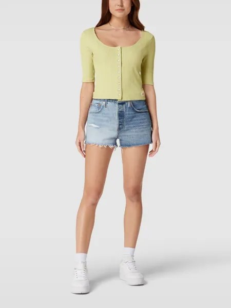 Лонгслив со структурированным узором, модель DRY Levi's, светло-зеленый