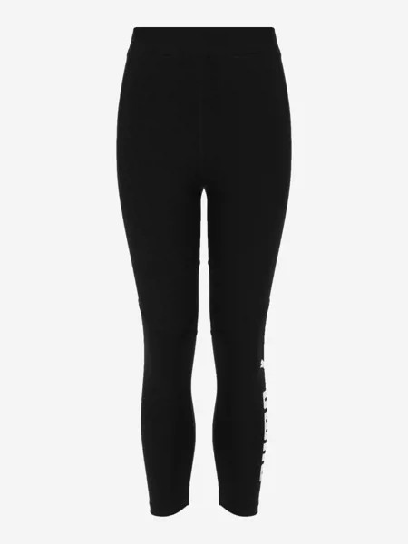 Легинсы для девочек PUMA Favorites Logo High-Waist, Черный
