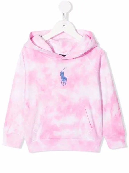 Ralph Lauren Kids худи с принтом тай-дай